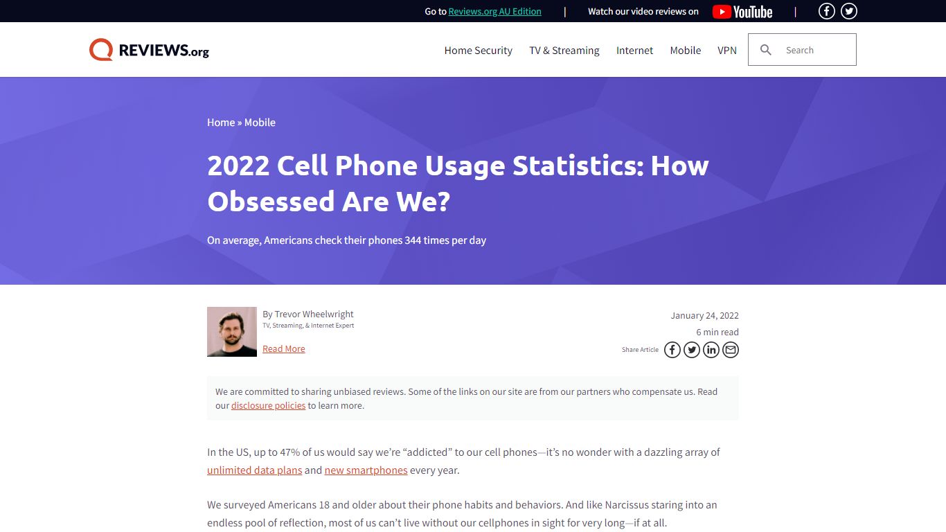 2022 Cell Phone Usage Statistics: How Obsessed Are We?